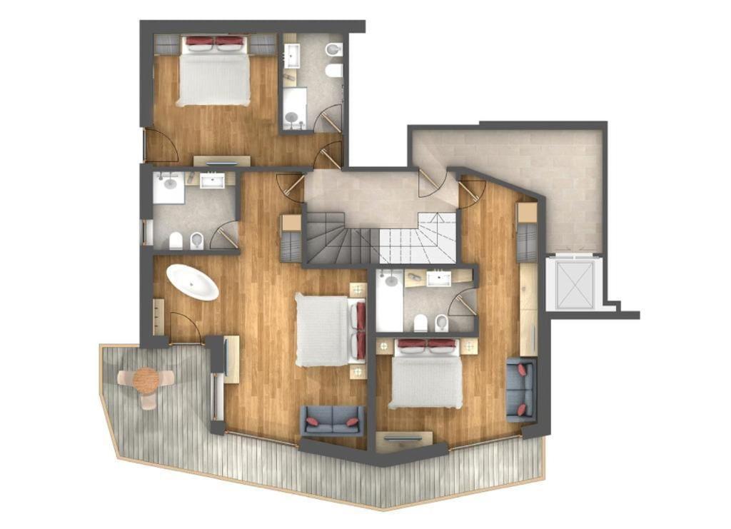 Luxury Chalet Lefiro Santa Cristina Val Gardena Eksteriør billede